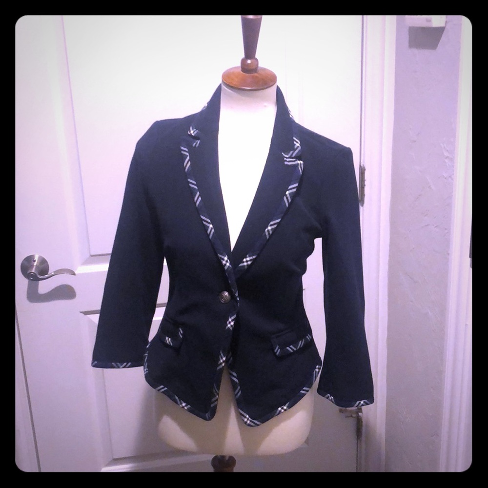 Gibsoa  jacket in navy size small brand new